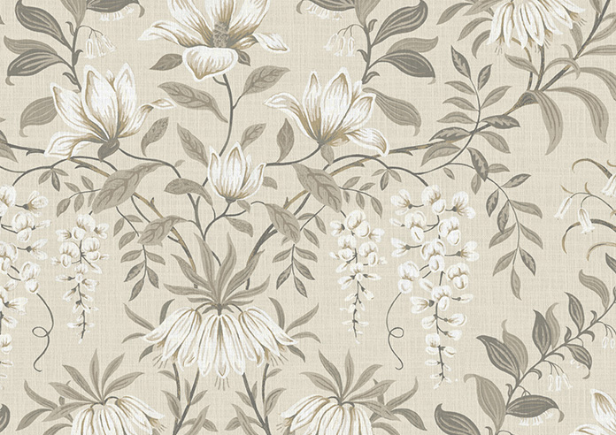 Laura Ashley Parterre, Natural - Twist&Fit Roman Blind - Image 8